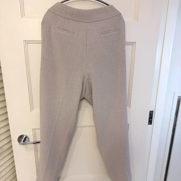 ECU - Size 14P - Kasper Tan Suit Pants Straight Leg - Picture 3 of 3